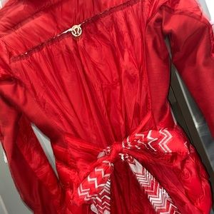 LULU LEMON WINTER JACKET RED